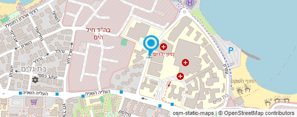 מפת הגעה אל מרכז רפואי רמב"ם- מידע וזימון תורים