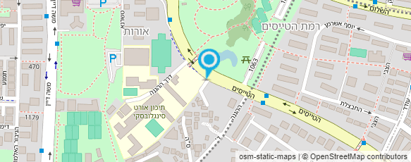 מפת הגעה אל המינהל למו"פ ולהכשרה - אורט ישראל