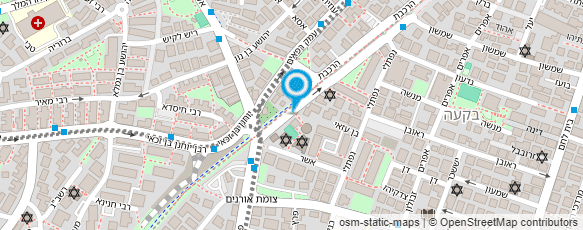 מפת הגעה אל גני קהילת כל הנשמה