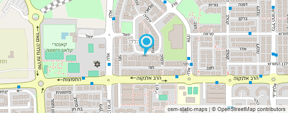 מפת הגעה אל מור יוסף הרצל