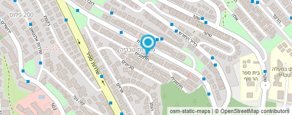 מפת הגעה אל בגו יוסי / שרון