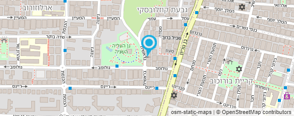 מפת הגעה אל עצובית בן ברית דורית