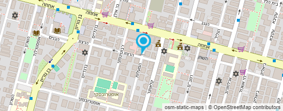 מפת הגעה אל ניצן יהודית - מורה לפסנתר