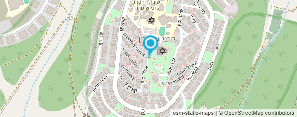 מפת הגעה אל עדי לבניה ומסחר קרני שומרון בע"מ