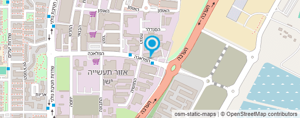 מפת הגעה אל מרכז הרכב