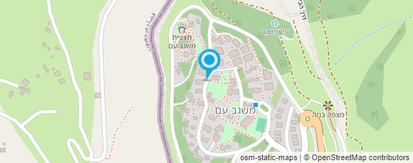 מפת הגעה אל אורחן משגב-עם