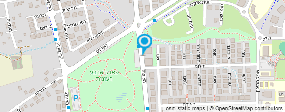 מפת הגעה אל צנובר חברה לגינון ופיתוח בע"מ