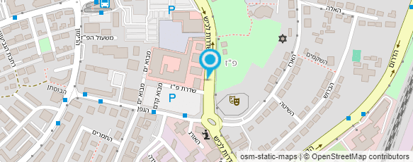 מפת הגעה אל פזגז ירושלים והנגב - קרית גת