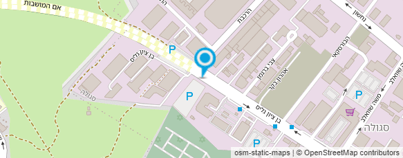 מפת הגעה אל מוסך פתח תקוה