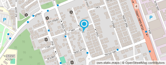 מפת הגעה אל סינואני הרב מרדכי