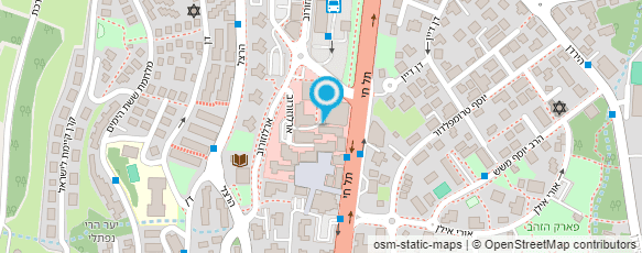 מפת הגעה אל היכל התרבות