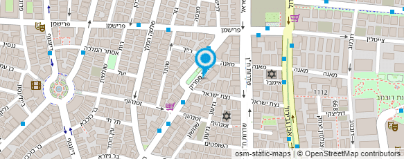 מפת הגעה אל ורה גולדמן מחול