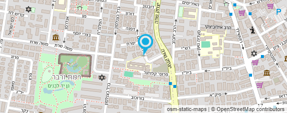 מפת הגעה אל ניצן - אג' לקידום ילדים לקויי למידה הסתגלות ותפקוד סניף פ"ת