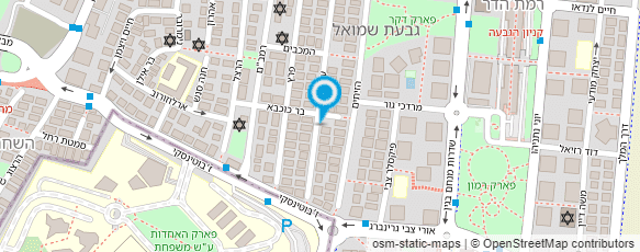 מפת הגעה אל צבי לישר אדריכל ומתכנן ערים