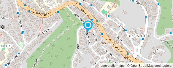 מפת הגעה אל ד"ר אורי נחמה