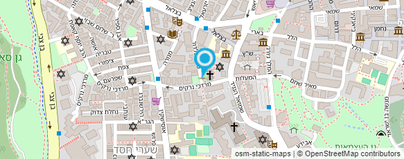 מפת הגעה אל קהילת הבפטיסטים