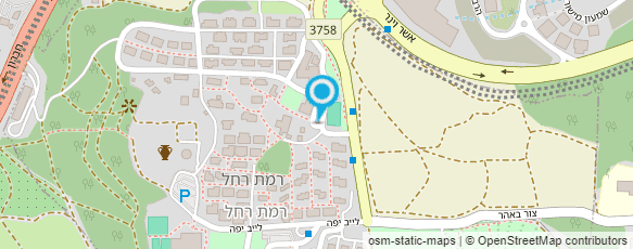 מפת הגעה אל מרכז ספורט רמת-רחל