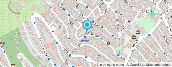 מפת הגעה אל בית מרקחת מסדה מפת הגעה אל בית מרקחת מסדה