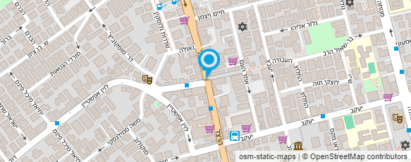 מפת הגעה אל מרכז הפרחים בנצי