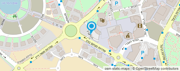 מפת הגעה אל בית יד לבנים - מועדון החייל