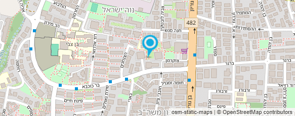 מפת הגעה אל שמוליק רז-מורה לנהיגה