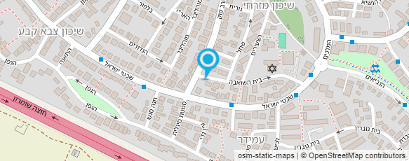 מפת הגעה אל שגב יהודית