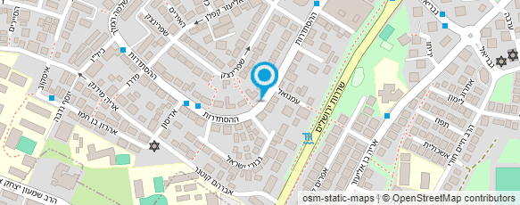 מפת הגעה אל "הד - שף" קייטרינג