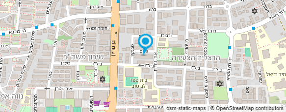 מפת הגעה אל רגב עמירם