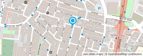 מפת הגעה אל אייזן יוסף דוד