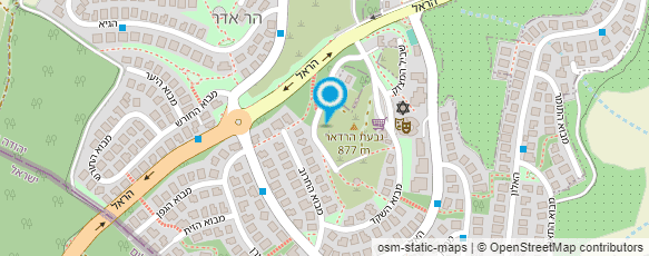 מפת הגעה אל איצי שוורץ-סטודיו וגלריה