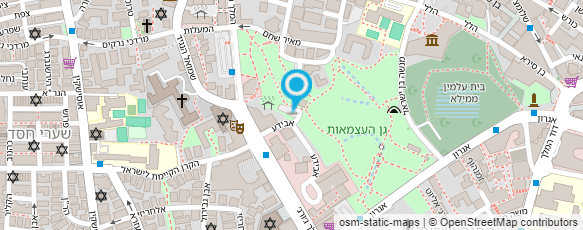 מפת הגעה אל החברה לחקירת א"י ועתיקותיה