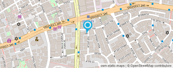 מפת הגעה אל יחזקאל ניסים