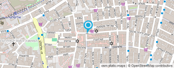 מפת הגעה אל גלריה קילימס - שטיחים מיוחדים