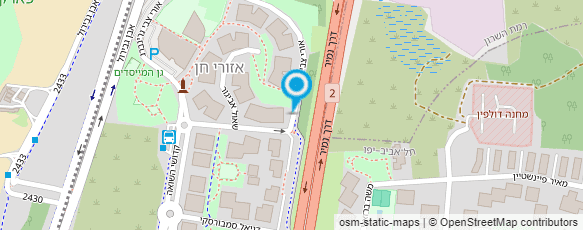 מפת הגעה אל סדנת יעדים