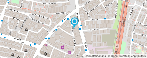 מפת הגעה אל עצי חיים לס"ת