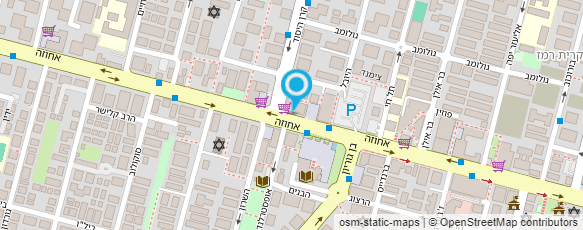 מפת הגעה אל מזנון אמצע העיר