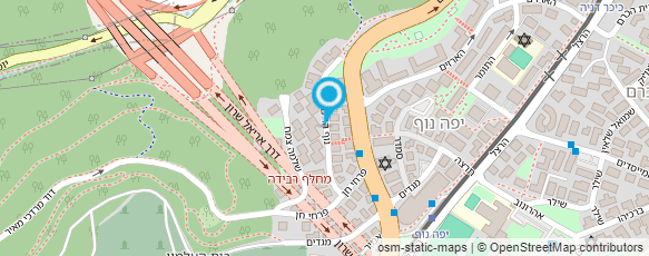 מפת הגעה אל כהן דודו