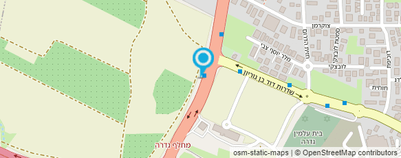 מפת הגעה אל חברת דרום גדרה בע"מ