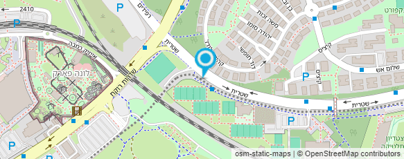 מפת הגעה אל קרית הטניס מרכז הספורט הלאומי ת"א בע"מ