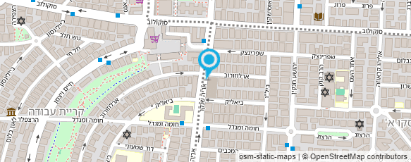 מפת הגעה אל ד"ר אדריאן כהן וד"ר א. מנדנק