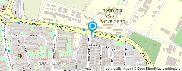 מפת הגעה אל יוסקה מורה לנהיגה