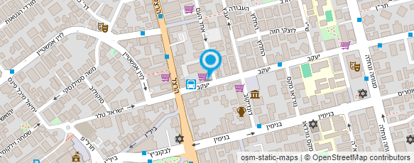 מפת הגעה אל נברשות אורות העיר