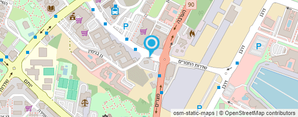 מפת הגעה אל בנק מזרחי טפחות