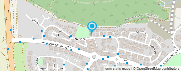 מפת הגעה אל מסגרית עזרא