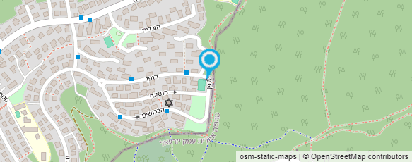 מפת הגעה אל י.ד. גזיאל