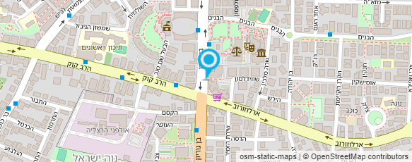 מפת הגעה אל א. פריאון אדריכלים ומתכנני ערים בע"מ