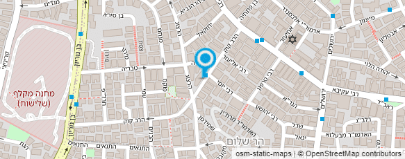 מפת הגעה אל תופרת מזל