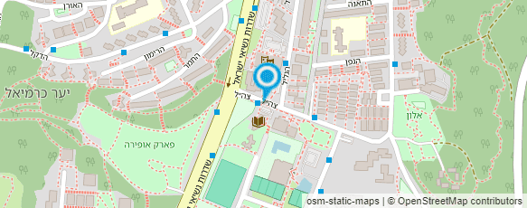 מפת הגעה אל ספריה עירונית