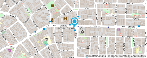 מפת הגעה אל פיצה ברודווי