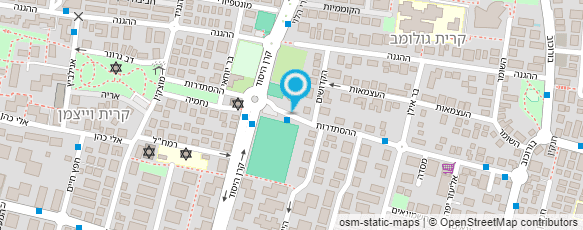 מפת הגעה אל בי"ס למחול נאוה סלונימסקי